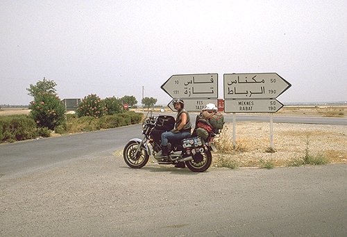 1984 machte ich meine erste Motorradreise außerhalb Europas