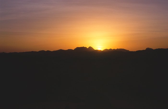 Sonnenuntergang im Hoggar