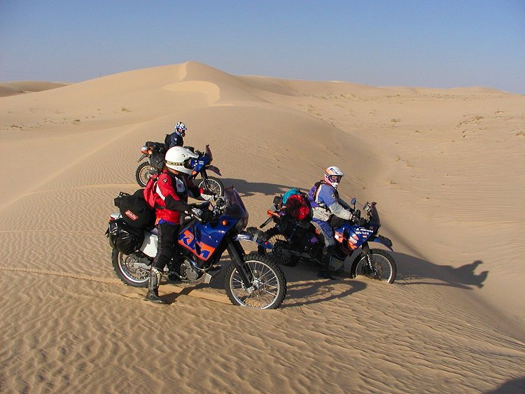 Die ersten Dünen in Algerien