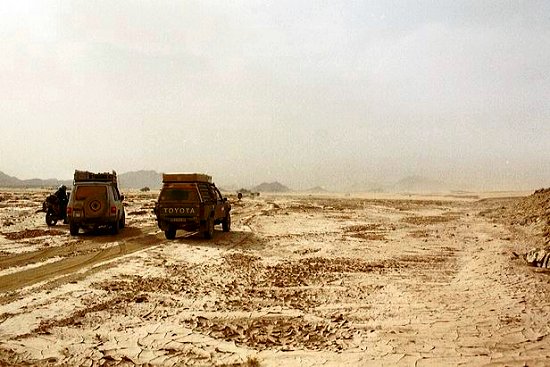 Jetzt wird's trüb, Sandsturm im Anflug
