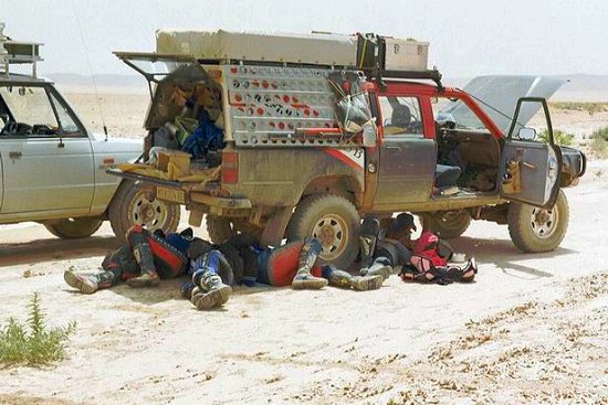 Schattensuche unter dem Auto