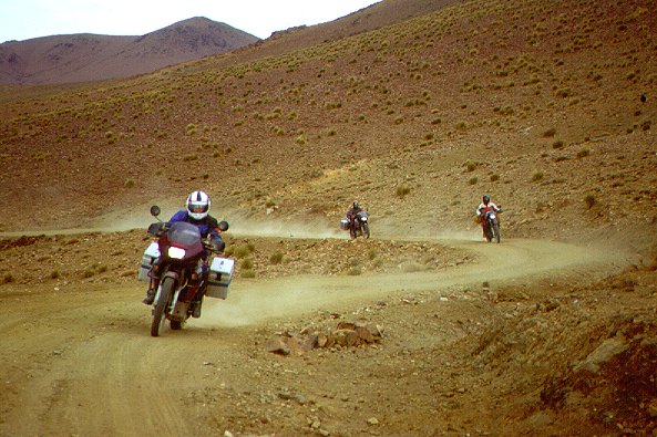 Piste zum Col de Tazazerte