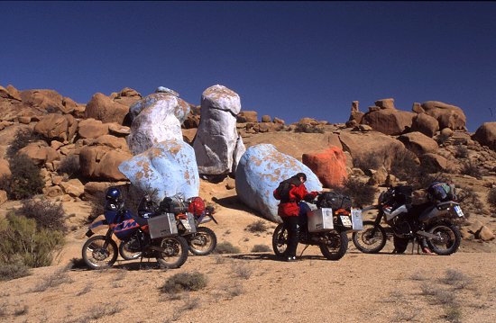 Bei den blauen Felsen von Tafraoute