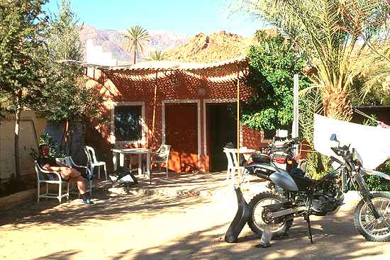 Unsere Hütte auf dem Campingplatz in Tafraoute