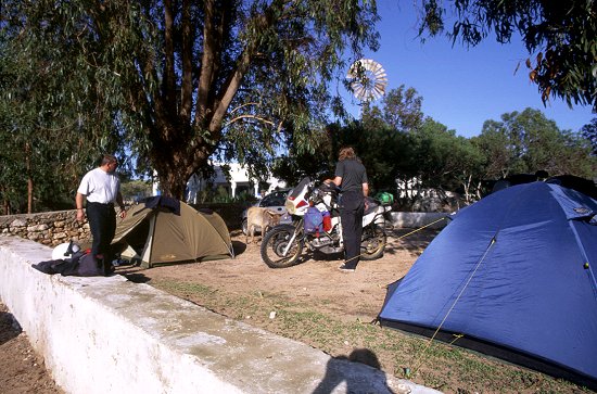 Auf dem Campingplatz südlich von Essaouira