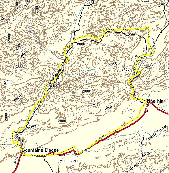Runde über die Todra- in die Dadesschlucht