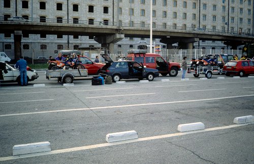 Im Hafen von Marseille, das Fährpersonal streikt :-(