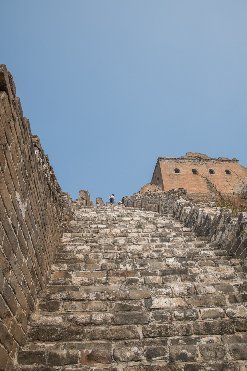 Der Weg auf der Mauer ist beschwerlicher, als man zunächst glaubt ...