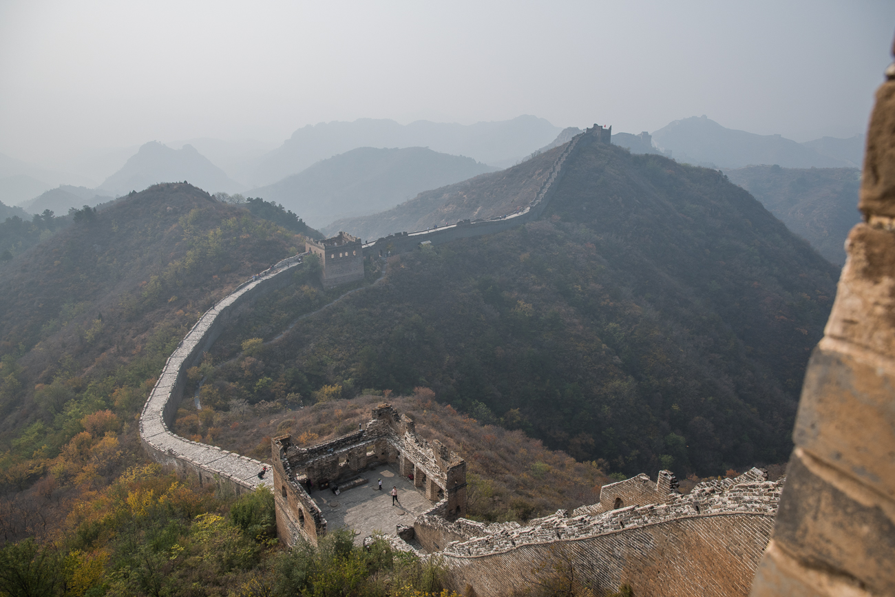 ... warum musste die alten Chinesen das Teil auch auf den Berggraten entlan bauen ;-)