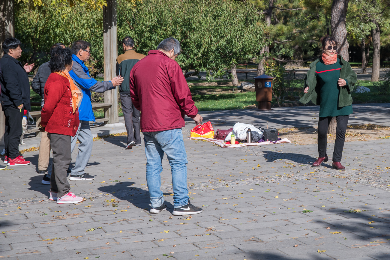 Modenschau auf dem Parkgelände