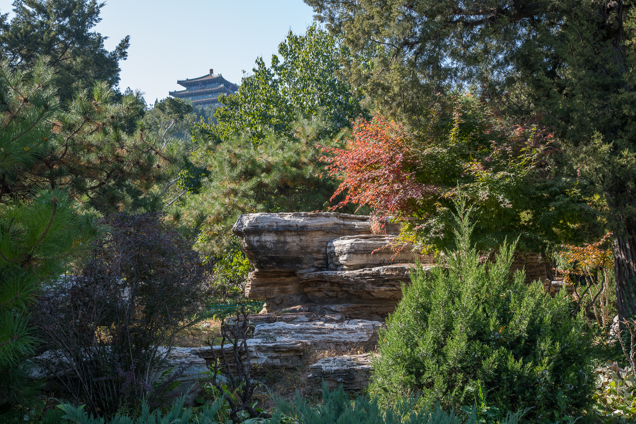 Pagode auf dem Aussichtshügel