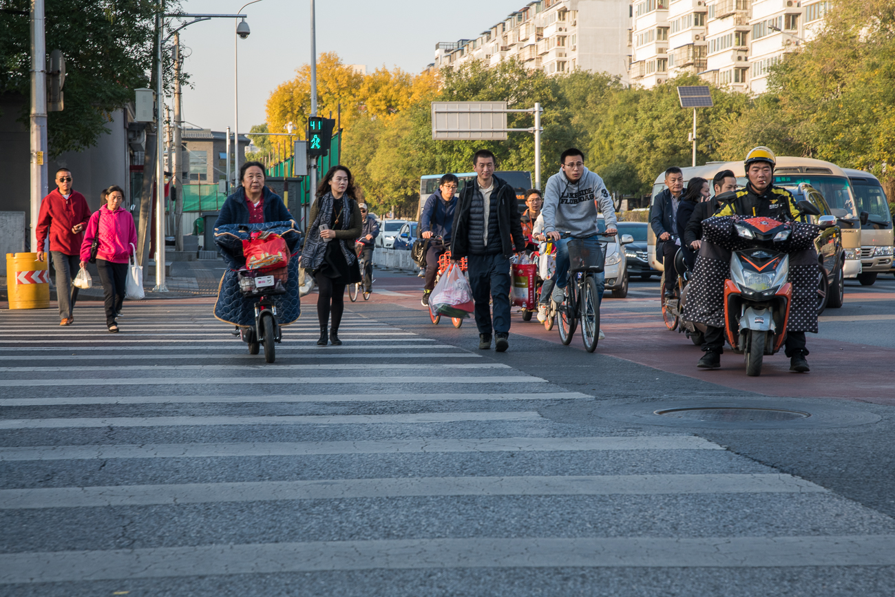 Jetzt aber schnell über die Straße