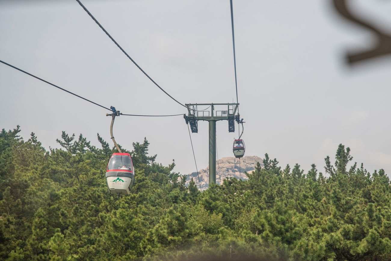 Fahrt mit der Seilbahn