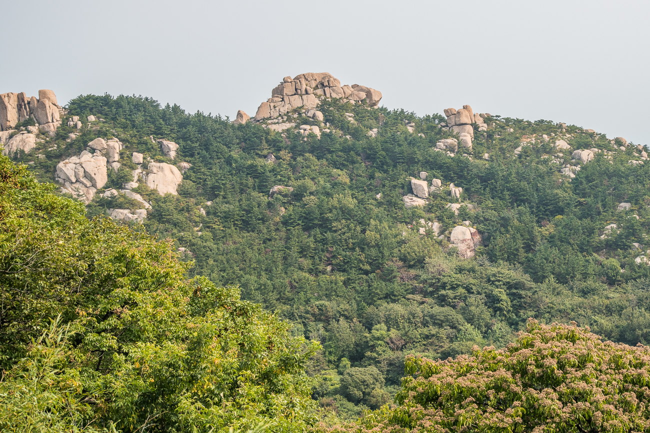 Typische Berglandschaft im Lao Shan