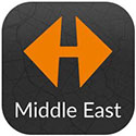 Handy-App: Navigon "Middle East" ⇒ Im Gegensatz zu Europa und Nordamerika ist die Middle East Version nicht zu empfehlen!