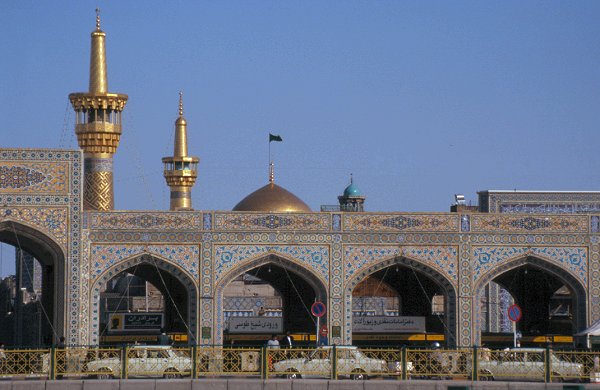 Blick auf den "Heiligen Bezirk" in Mashhad