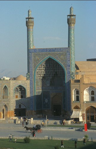 Eingang der Imam Moschee in Isfahan