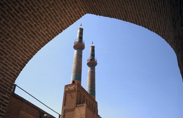 Türme der Freitagsmoschee, Yazd