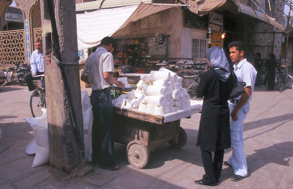 Salzverkäufer im Bazar