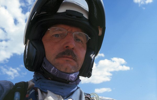 Selbstbildnis während der Fahrt Warum schau ich da so böse ;-)