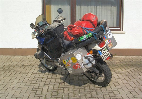 Erstes Probepacken, passt alles drauf?