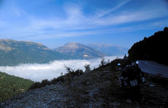 Durch die Berge Nordgriechenlands