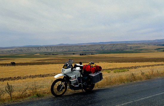 Weite Landschaften, aber das Wetter ist nicht mehr das beste