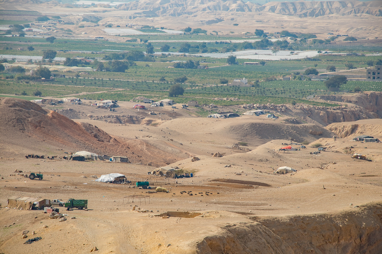 Der Jordan-Graben ist ein fruchtbares Tal 