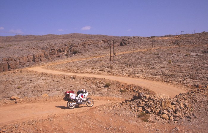 Schotterpass über den Jebel Akdar nach Ar Rustaq