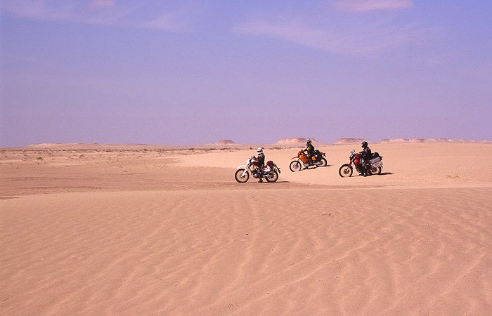 Letzter Sand vor dem Ausstieg aus der Wahiba