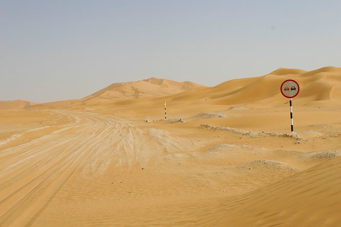Überholverbot in den Dünen ;-)