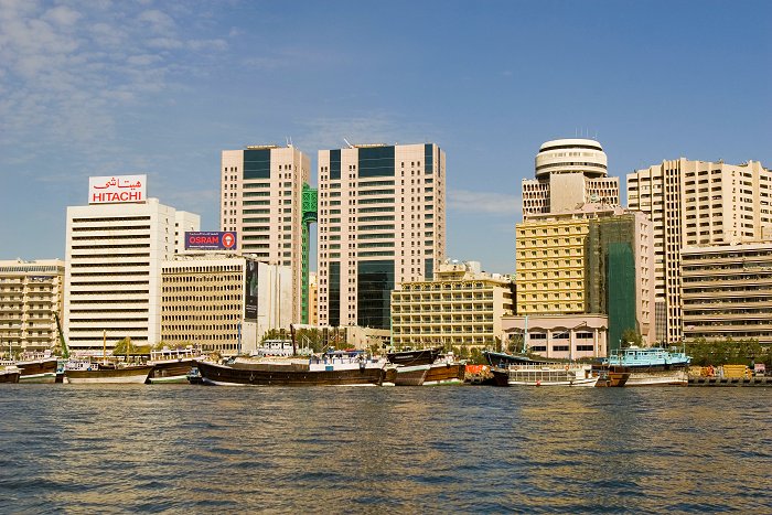 Einige Ansichten vom Dubai Creek aus