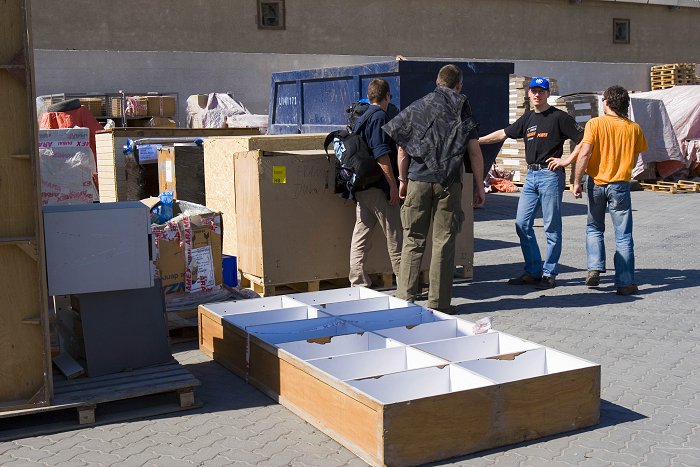 Ankunft bei Aramex