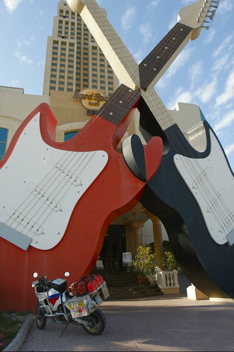 Vor dem Hard Rock Café