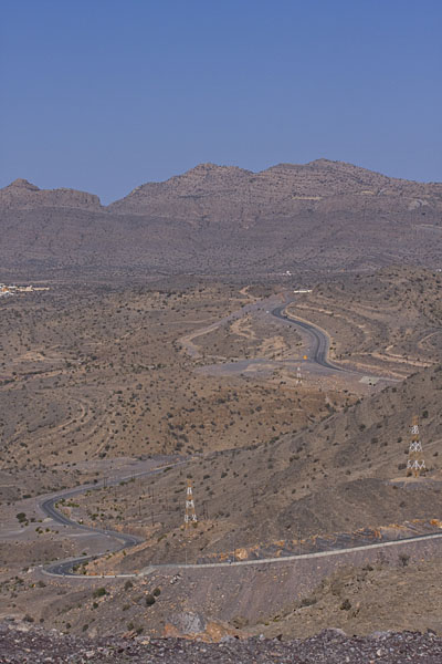 Die Auffahrt zum Jebel Akhdhar