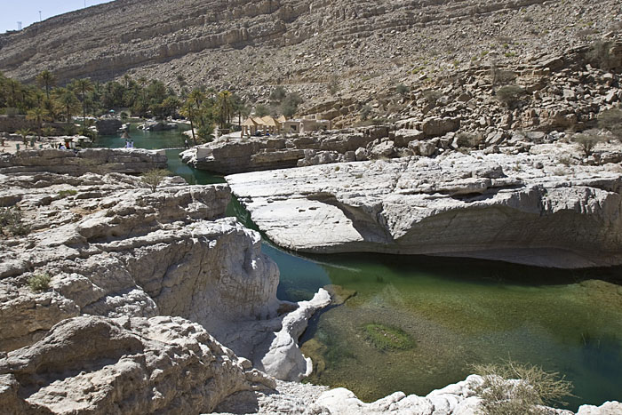 Hier ein Blick in Richtung Wadi-Eingang