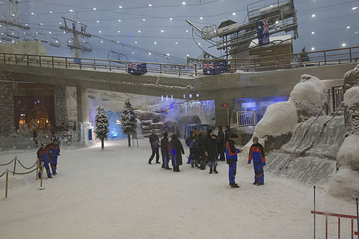 Die Skihalle in Dubai