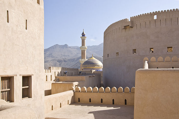 Fort und Moschee in der Innenstadt