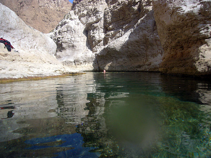 Endlich im Wasser