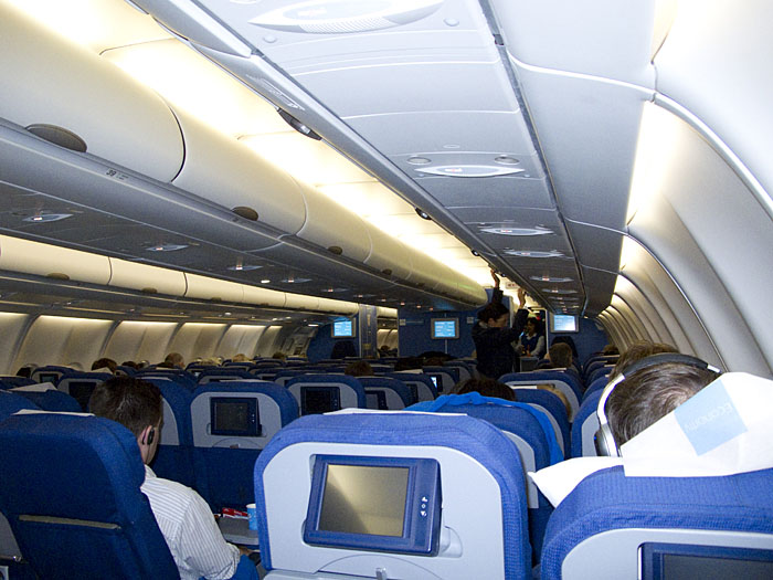 Im inneren des Airbus