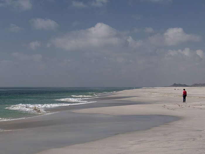 Schöner einsamer Strand