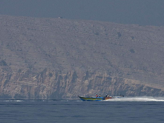Iranische Schmuggler mit ihren Schnellbooten