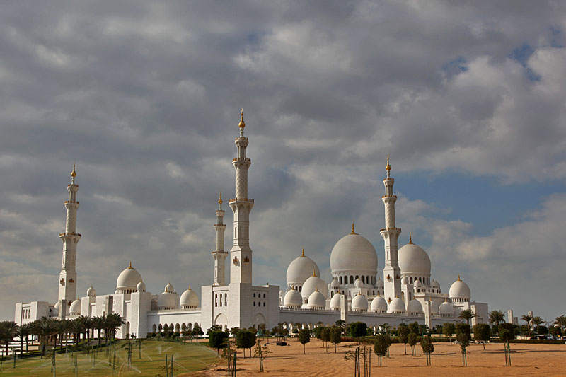 Die Große Moschee von Abu Dhabi