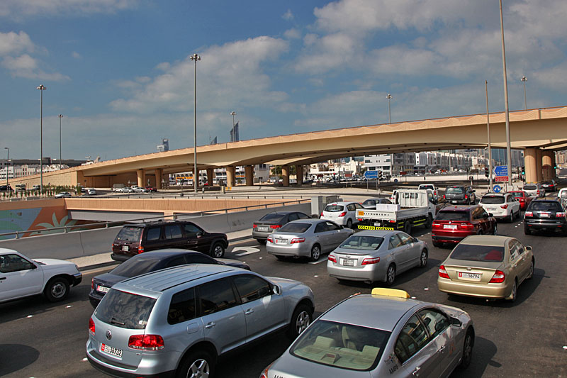 Wie so oft: Stau in Abu Dhabi
