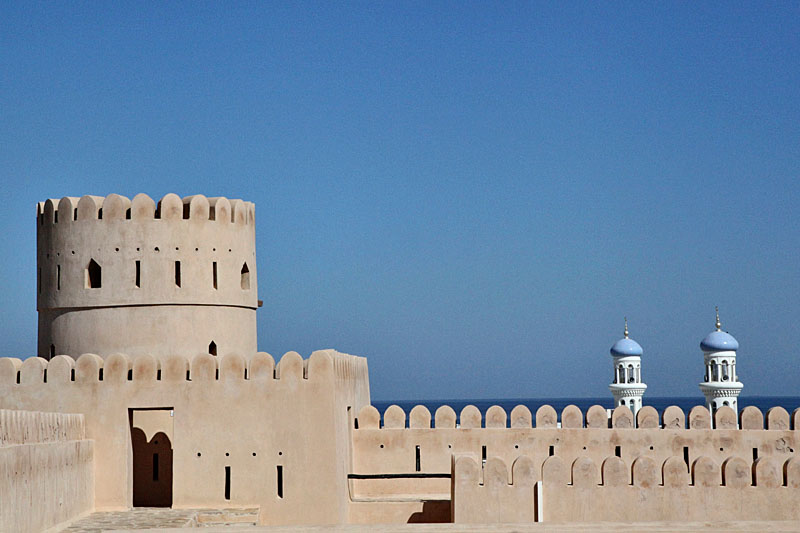 Minarette hinter den Mauern