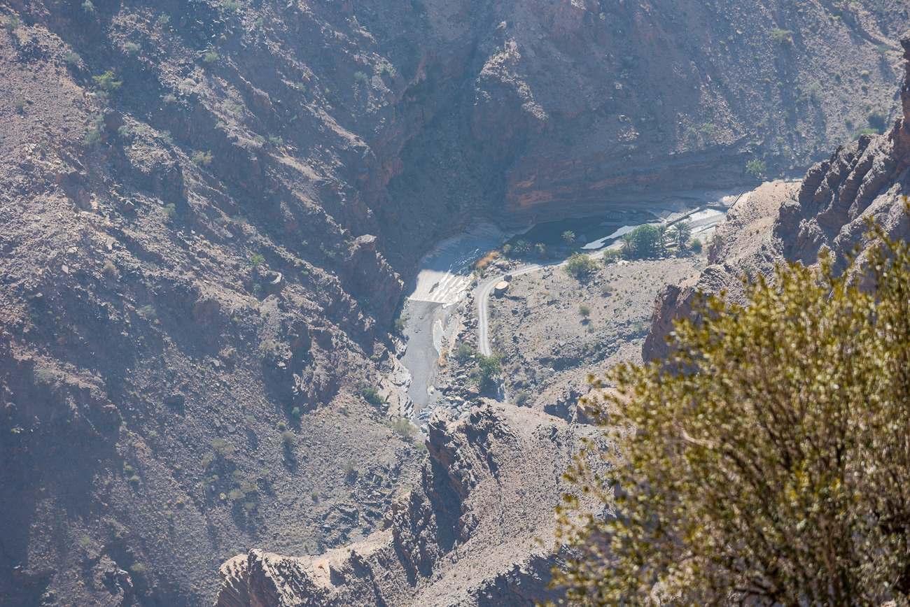 Blick in die Schluchten am Jebel Shams