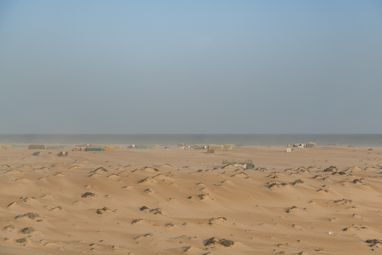 Das Meer verschwindet im Staub