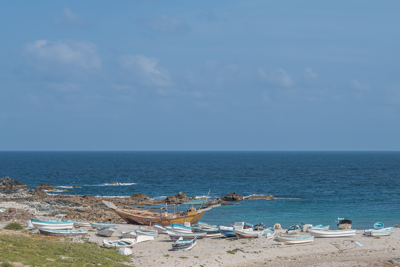 Kleine Bucht mit Fischerbooten
