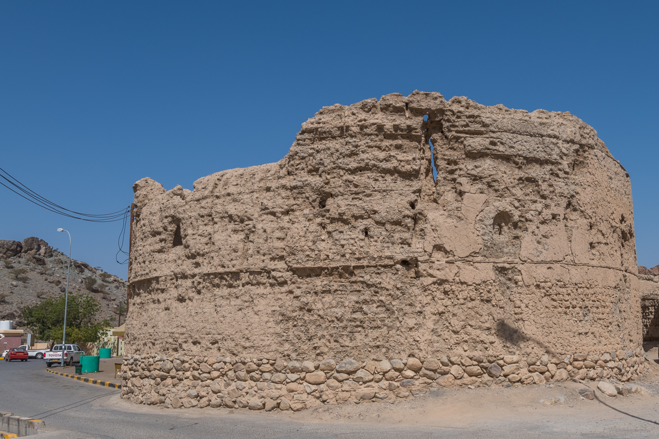 Ruine neben der Badeanlage