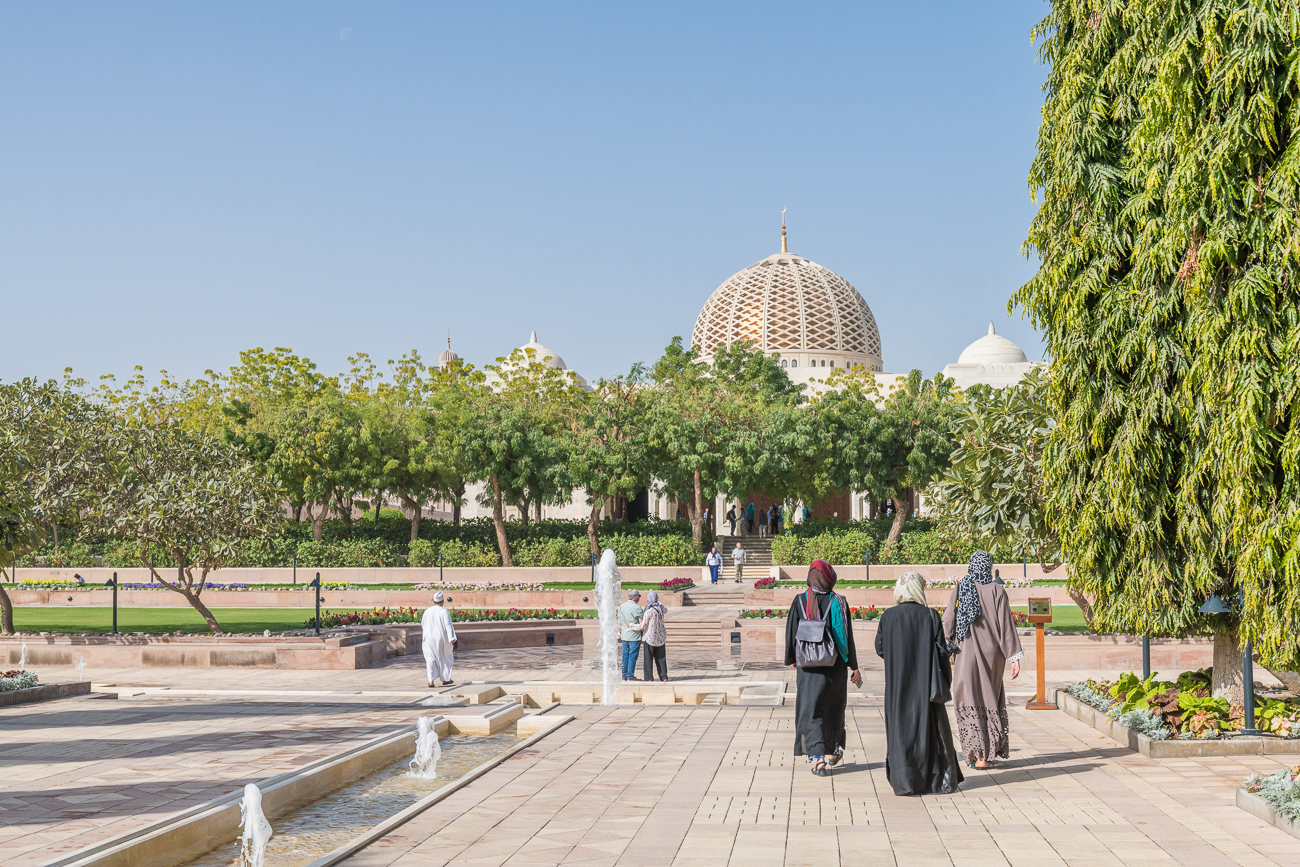 Auf dem Weg zur Moschee